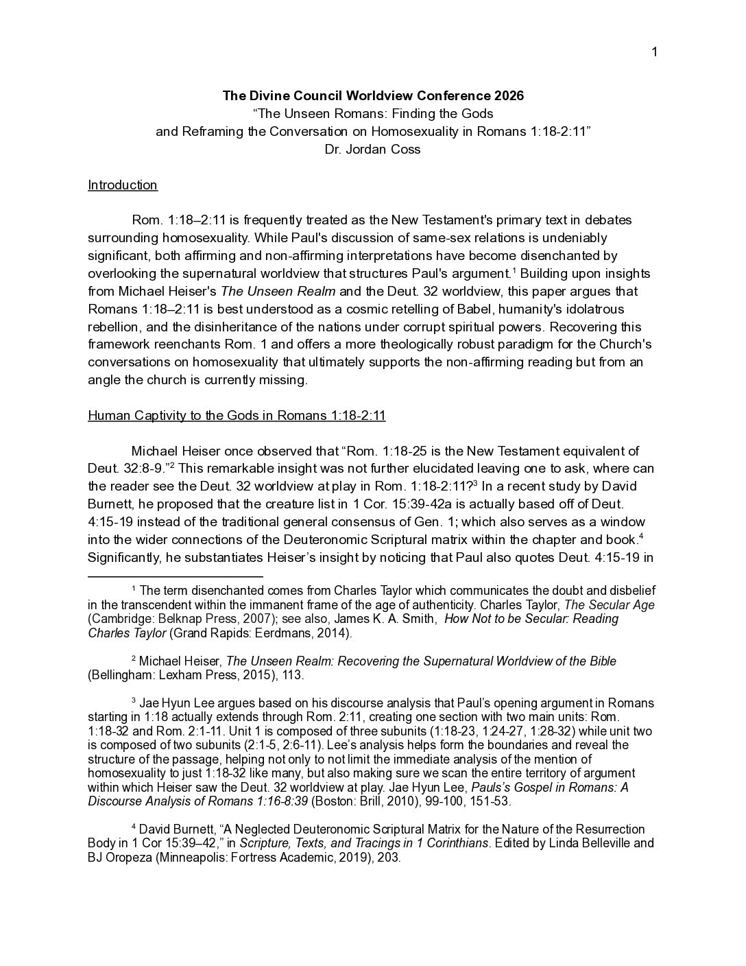 The Unseen Romans Paper Final Draft